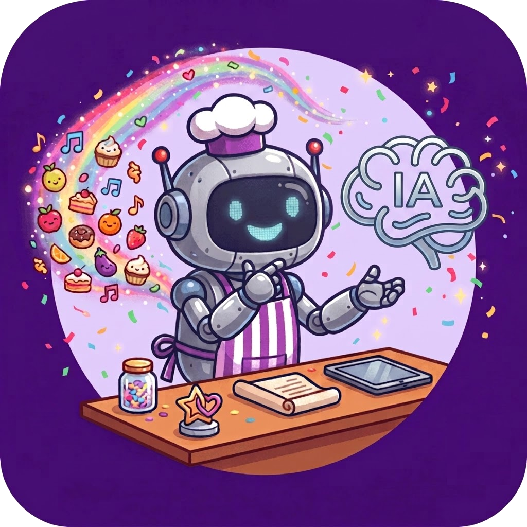 PeluChef armando una receta con inteligencia artificial